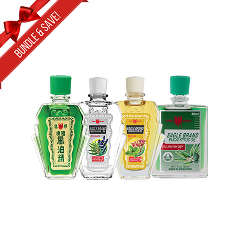 Eagle Brand Aromatic Oils 4 Piece Set ($33 Value)