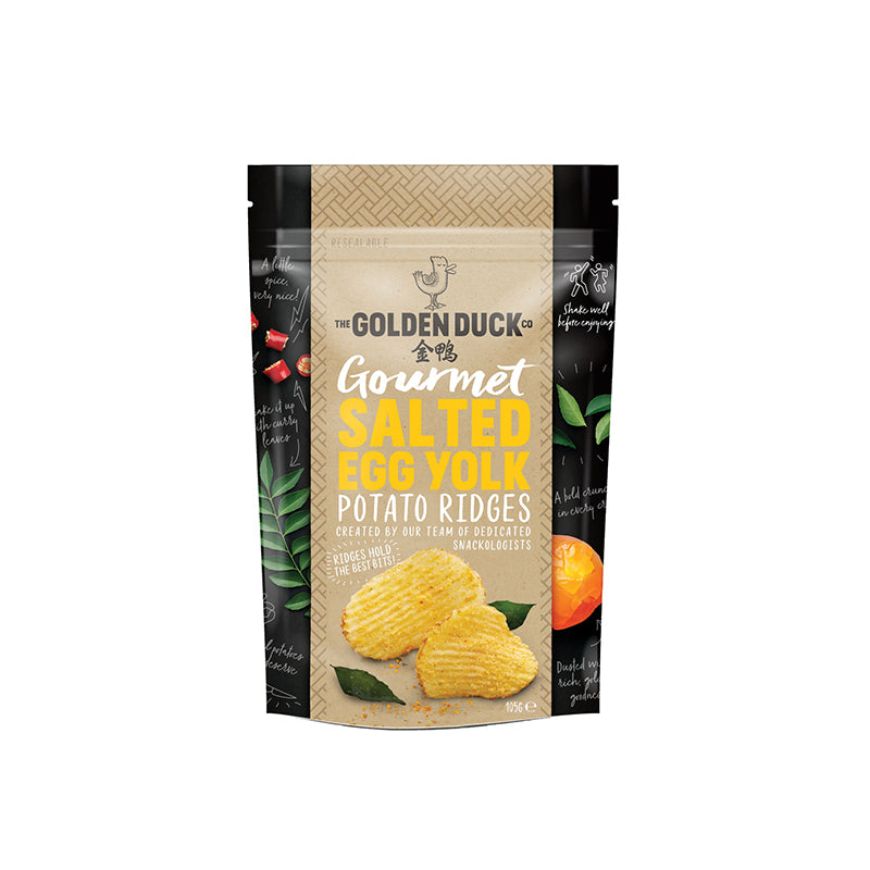 The Golden Duck Salted Egg Yolk Potato Ridges 105 gr