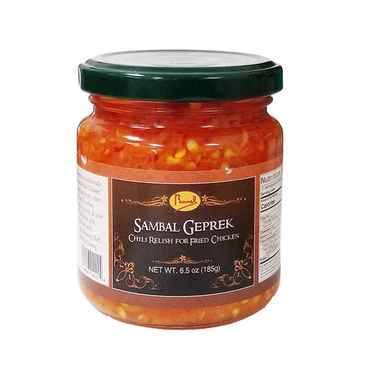 Runel Sambal Geprek - Chili Relish for Fried Chicken 6.5 oz (185gr)