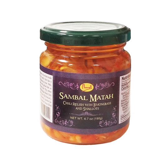 Runel Sambal Matah - Chili Relish with Lemongrass and Shallots 6.7 oz (190gr)