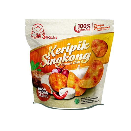 Leni Snacks Cassava Chips Sweet & Spicy 140gr