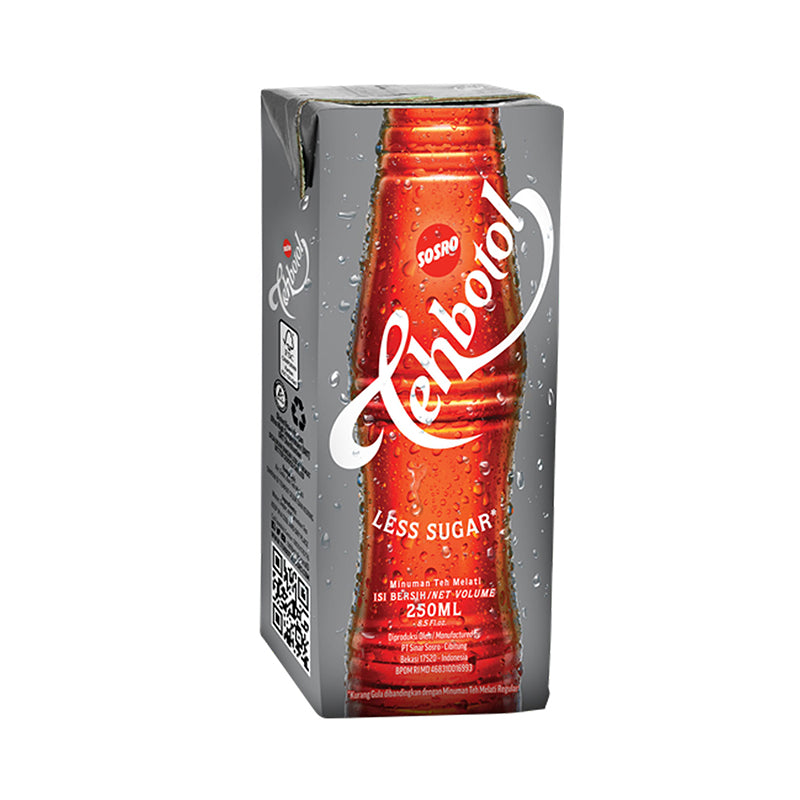 Sosro Teh Botol Less Sugar 250ml (Pack of 6)