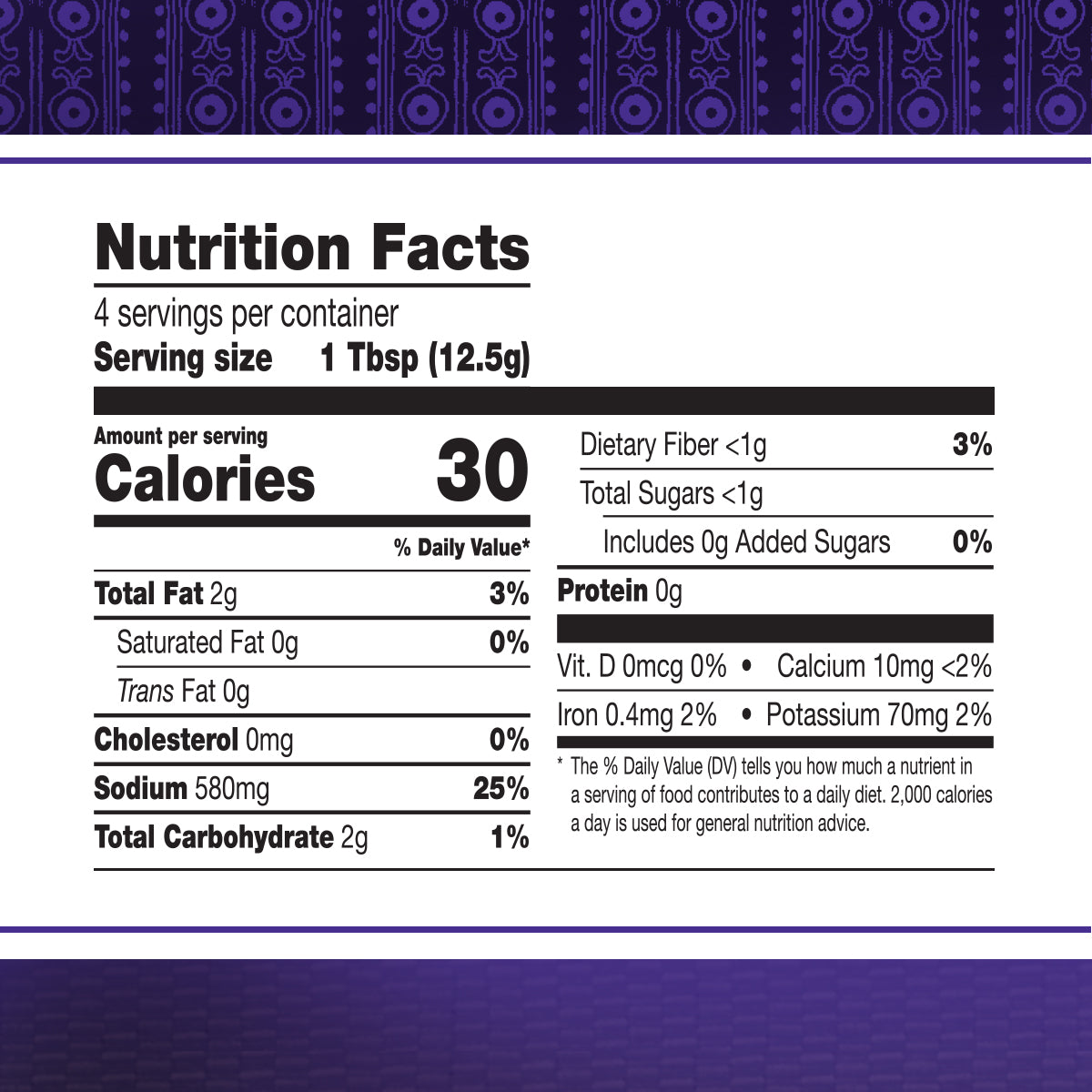 Asian Home Gourmet Indian Tikka Masala nutrition facts.