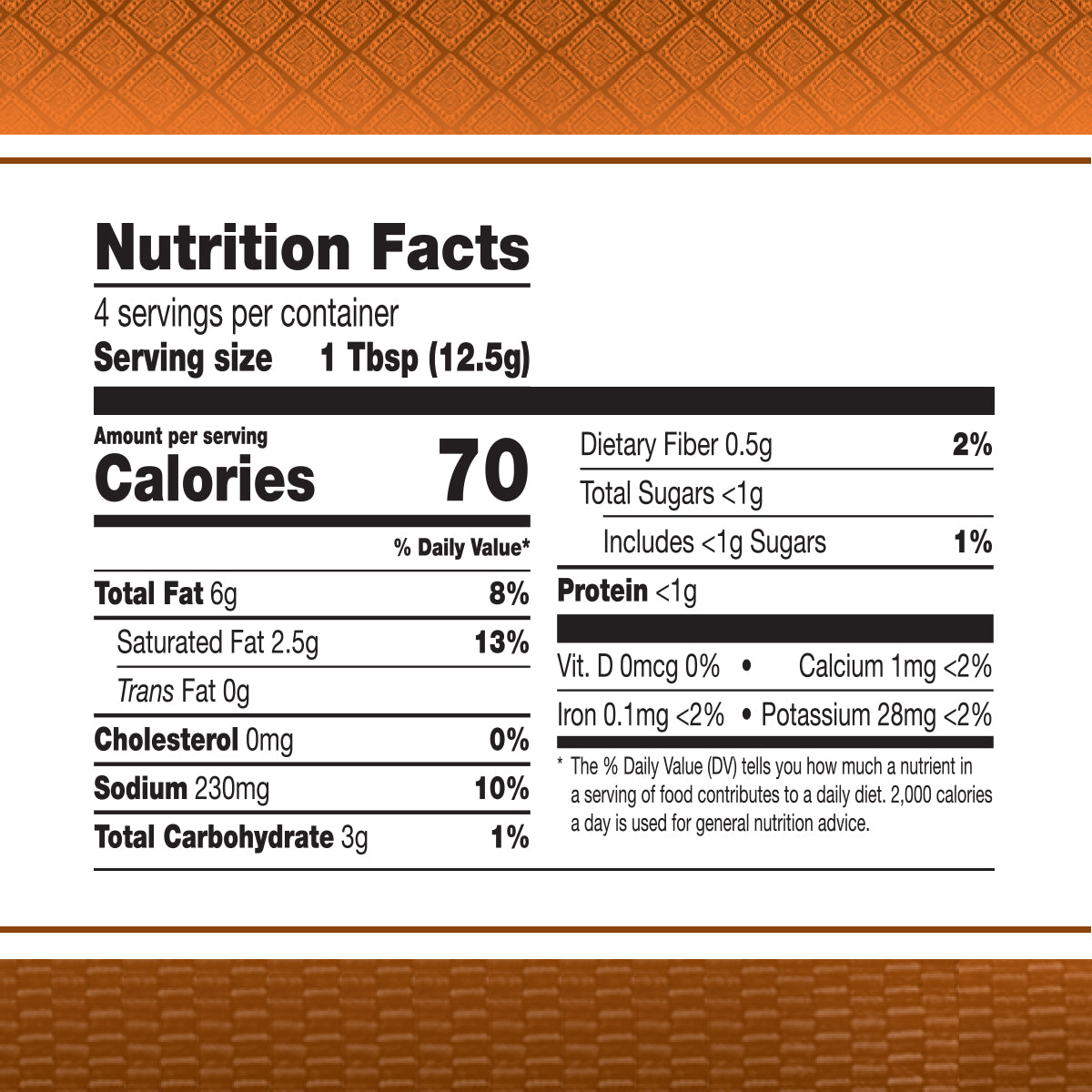 Asian Home Gourmet Indonesian Rendang Curry Nutrition facts.