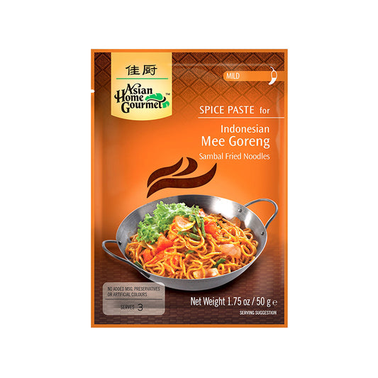 Asian Home Gourmet Spice Paste for Indonesian Mee Goreng (Fried Noodles) 1.75 oz. (Pack of 3)