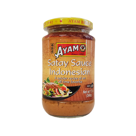 Ayam Brand Satay Peanut Sauce (Indonesian) 12 oz (340g)