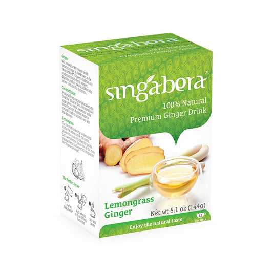 Singabera Premium Ginger Drink - Lemongrass 5.1 oz (144gr)
