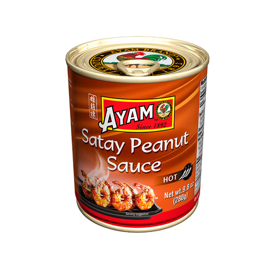 Ayam Brand Satay Peanut Sauce HOT 9.8 oz (280g)