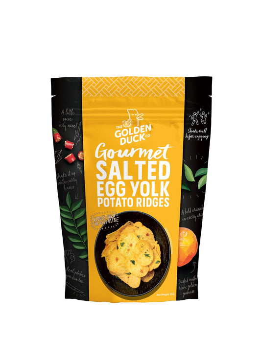 The Golden Duck Salted Egg Yolk Potato Ridges 92 gr