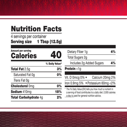 Asian Home Gourmet Thai Red Curry Nutrition facts. 